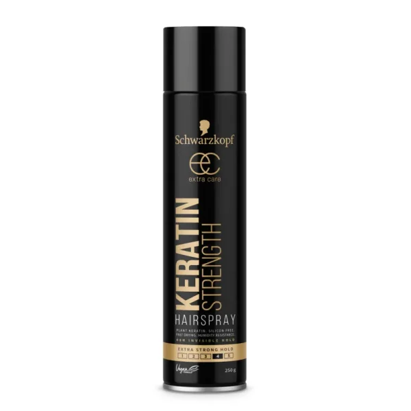 Schwarzkopf Extra Care Keratin Strength Hairspray 250g