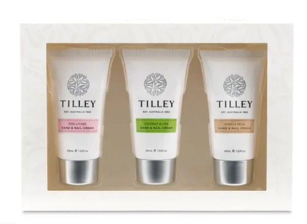 Tilley Gourmet Hand And Nail Cream Trio Gift Set 3x45ml