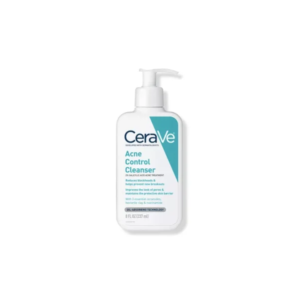Acne Control Cleanser with 2% Salicylic Acid for Acne Prone Skin