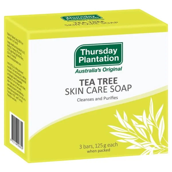 Thursday Plantation Tea Tree Organic Soap Bars 3 x 125g